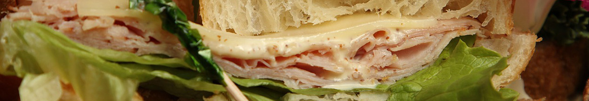 Eating Deli Sandwich at A Taste of Reality Deli & Catering restaurant in Kinnelon, NJ.